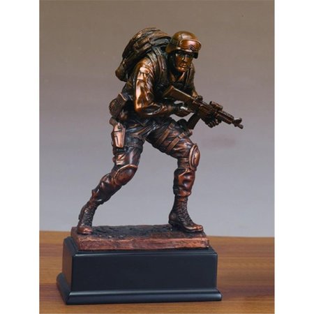 MARIAN IMPORTS Marian Imports F54210 Marine Bronze Plated Resin Sculpture 54210